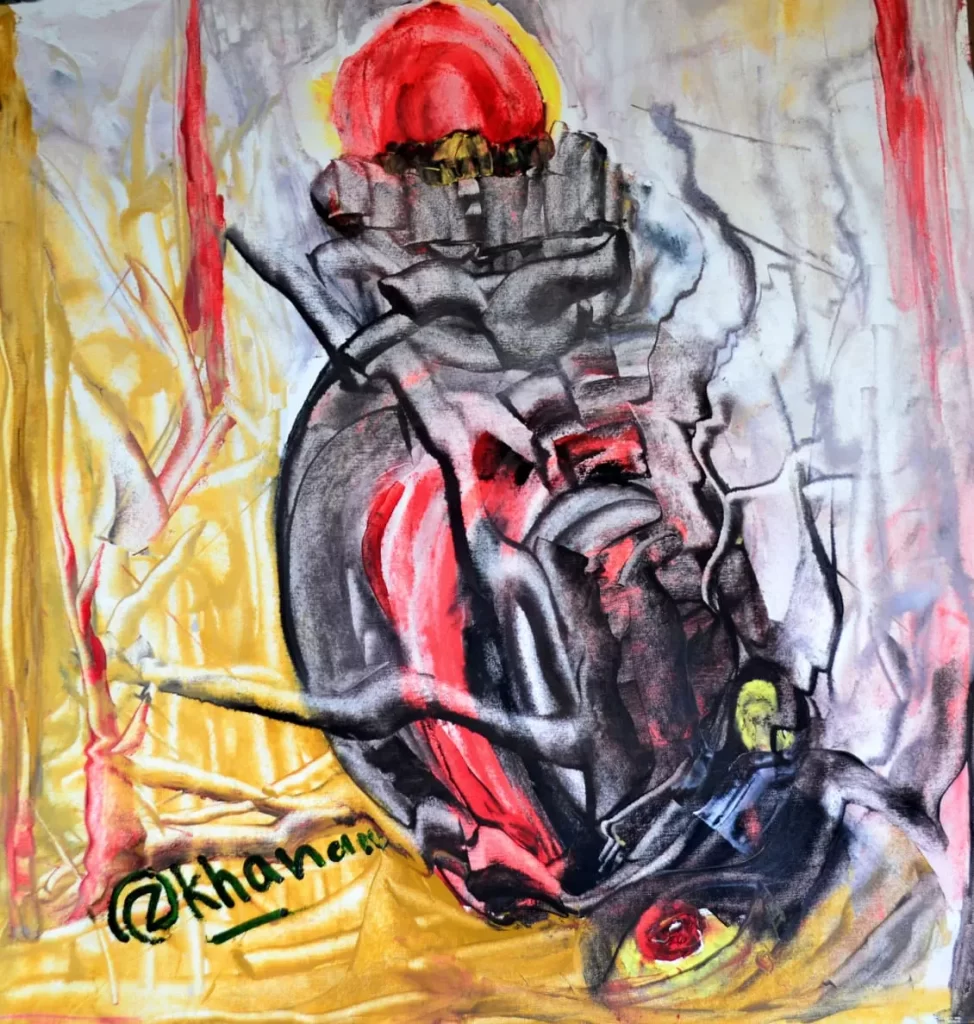 Khanam Art Gallery | Dr Zaheda Khanam | Knife Painting 4